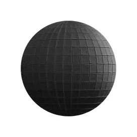 Quilted black fabric5